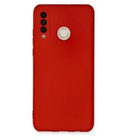 Durukar® Huawei P30 Lite Kılıf Nano içi Kadife Silikon - Kırmızı