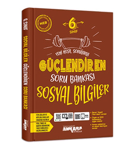 Ankara Yayıncılık Ankara 6.sınıf Sosyal Bilgiler Güç Soru Bankası (Çok Renkli)