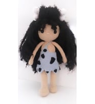 Taş Devri Bebek Amigurumi Organik Oyuncak