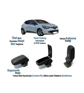 CLIO LHD MK4 ARACA ÖZEL KOL DAYAMA VİDASIZ KOLÇAK 2013 2014 2015 2016 2017 2018 2019 2020