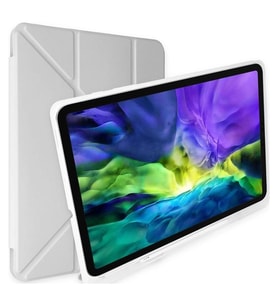Apple İpad 9.7 (2018) Kılıf Kalemlikli Mars Tablet Kılıfı - Gri