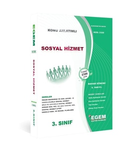 Egem Eğitim Yayınları Güncel Sosyal Hizmet 3.sınıf 6.dön Konu Anlatımlı Çözümlü Soru Bankası "bah" (Çok Renkli)