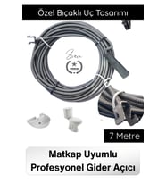 #KanalAçıcı 7 Metre Spiral Kanal Açma Susta Matkap Uyumlu Bıçaklı Pimaş Gider Açıcı Boru Temizleme A