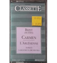 (Plak Değildir KASET tir) Bizet (Suites) Carmen And L'arlesienne Kaset