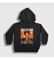 Presmono Unisex Çocuk Siyah Gordon Freeman Oyun Half Life Kapüşonlu Sweatshirt 542907tt