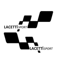 lacetti sport Etiket Yapıştırma 30cmx11cm MMD242