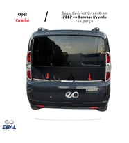 Opel Combo  Bagaj Camı Alt Çıtası Krom 2012 ve Üzeri Paslanmaz Çelik
