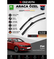 S-Dizayn Fiat Egea Ön Cam Silecek Seti 2015 Üzeri Premium Araca Özel 65-40 Cm A+ Kalite