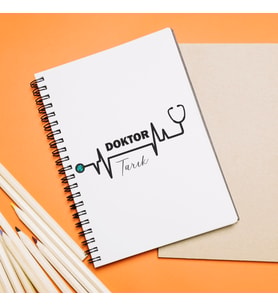 Doktor Tasarımlı Defter Kişiye Özel