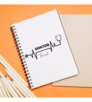 Doktor Tasarımlı Defter Kişiye Özel