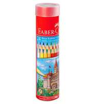 Faber-Castell 24 Renk Metal Tüp Kuru Boya 5173116524
