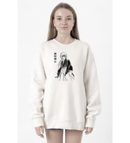 Rurouni Kenshin Poster Japan Beyaz Kadın 2ip Sweatshirt