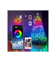 GRAFEN Sese Duyarlı 10 M RGB SET Bluetooth LU SU GEÇİREMEZ Telefon Ve Kumanda Kontrol, Animasyonlu