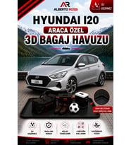 Hyundai I20 Elite Plus ÜST 2020 - 2020 Araca Özel 3D Bagaj Havuzu