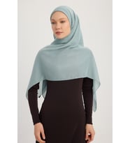 MıssColor A2801 Büyük Şifon Eşarp 120x120 - Bej (Nefti)