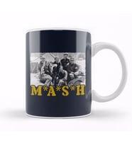 Retro MASH Cast Kupa Bardak Porselen