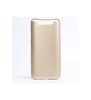 Samsung Galaxy A80 Uyumlu Kılıf Zore Premier Silikon Kapak (Gold)