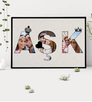 BK Gift Kişiye Özel Fotoğraflı Aşk Tasarımlı Kanvas Tablo-1