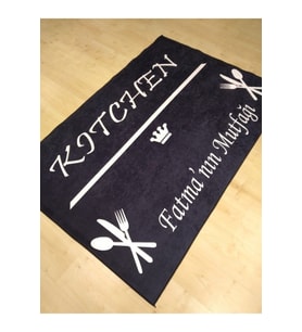 HİTİT HALI GK220 KAYMAZ TABAN MAKİNEDE YIKANABİLİR120X180 CM