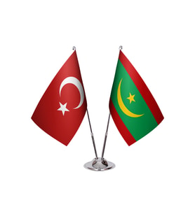 Moritanya İkili Masa Bayrağı