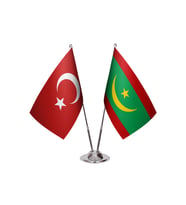 Moritanya İkili Masa Bayrağı