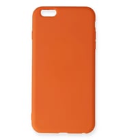 Pilelistore   iPhone 6 Plus Kılıf Nano içi Kadife Silikon - Turuncu