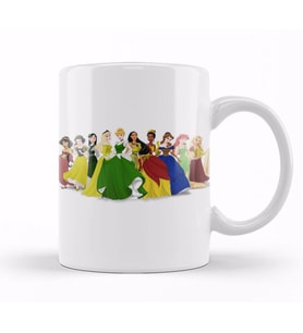 Disney Princesses Are Humans After All 02 Kupa Bardak Porselen