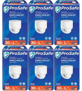 Prosafe Emici Külot Hasta Bezi Büyük-Large 180 Adet (6PK*30)