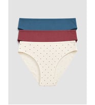 LCW DREAM Ekru Puantiyeli Bikini Külot 3'lü