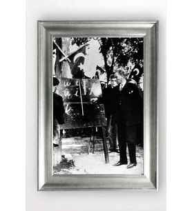 Gümüş Çerçeveli Atatürk Tablo cv1289
