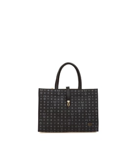 Bilik Deri Monogram Kadın Omuz Çantası SYM 517-MG