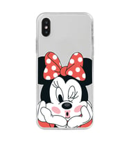Iphone X ve XS Uyumlu Mouse Tasarımlı Şeffaf Telefon Kılıfı