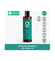 Dermoskin Acgun Akne Karşıtı Yüz Yıkama Jeli Yüz Temizleyicileri Salisilik Asit 200 ml