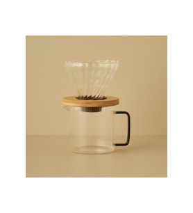Tabarise Filtre Kahve Demliği Naturel (600 CC)