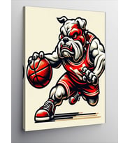 Kanvas Tablo Basketbolun Asil Köpeği