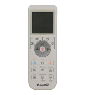 Arçelik Yeni Tip 5401568401 Beyaz Klima Kumandası (5401552301)