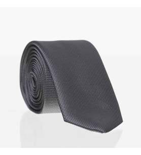 Füme Slim Fit Düz Renk Dokuma Kravat / DDK-25 (Renksiz)
