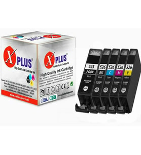 Xplus® Canon Pixma IP4900 Uyumlu PGI-525-CLI-526 RENK MUADİL KARTUŞ SETİ (Çok Renkli)