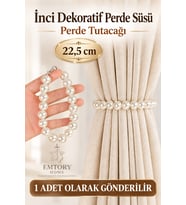 İnci Dekoratif Perde Süsü & Perde Tutacağı Boncuklu Şık Perde Toplayıcı