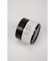 %100 Doğal El Yapımı Amber Cam Kavanoz Balmumu Mum (5cmx5cm)