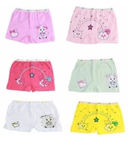 Tutku Kız Çocuk Boxer 12 Adet  (Karışık)
