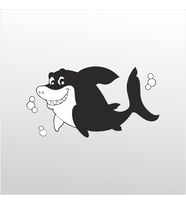 Folyo Sticker Tatlı Köpek Balığı 30cm Uzunluk (Karışık)