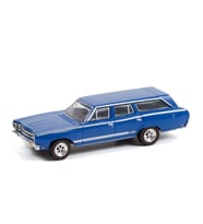 Greenlight 1968 Plymouth Satellite GTX Tribute Blue 1/64 Model Araba (Mavi)