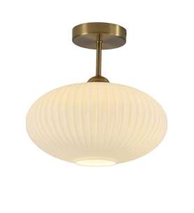MYLİGHTS  PLOFONYER TAVAN AVİZE  OPAL CAM AVİZE MODER SPOR AVİZE 30 cm