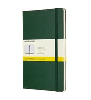 Moleskine Sert Kapak Defter Mersin Yeşili (Kareli - 13x21) - 9087