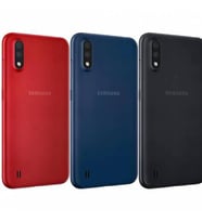 Samsung A01 SM-A015F Arka Pil Batarya Kapak (Kırmızı)
