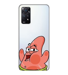 Redmi Note 11 Pro Uyumlu Patrick Star Desenli Şeffaf Telefon Kılıfı