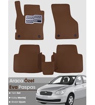 HYUNDAİ ACCENT ERA (2005-2011) Uyumlu EVA Paspas Tam Set–Araca Özel,Kolay Montaj,Su Geçirmez