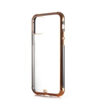 Apple iPhone 11 Pro Kılıf Kamera Korumalı Kenarları Renkli Şeffaf Voit Silikon (Siyah)