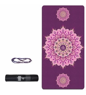 Tusi Yoga Matı ve Pilates Minderi Kilim Desenli Mor